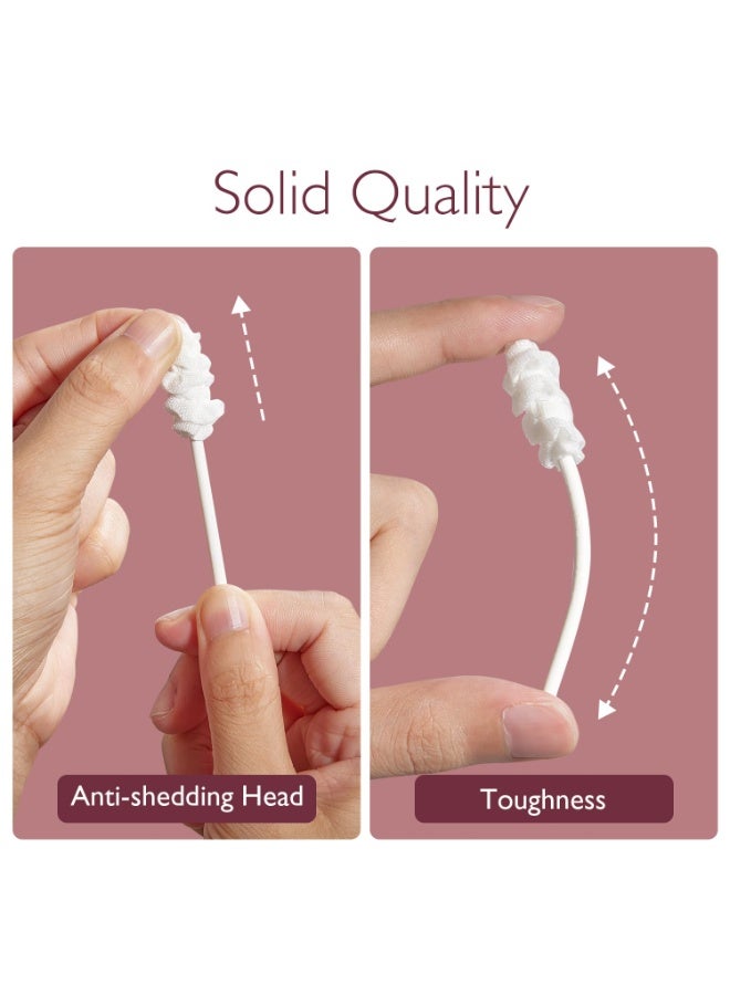 Momcozy منظف لسان الأطفال من الشاش، فرشاة أسنان للأطفال للاستخدام مرة واحدة، فرشاة أسنان للأطفال لتنظيف الفم واللثة، عصا تنظيف الفم للأطفال الرضع، منظف فم للأطفال حديثي الولادة، 40 قطعة - Image 3