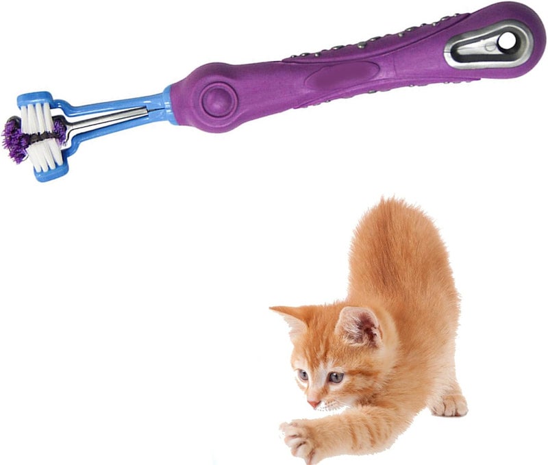 Zerodis Pet Toothbrush, Puppy Toothbrush Efficient and Time Saving Dog Toothbrush Convenient and Easy to Use Dog and Cat Toothbrush Pet Supplies for Oral Washing () - Image 2