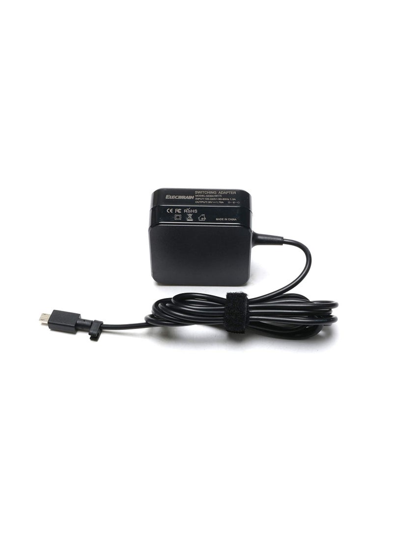 CSF - 19V 1.75A M-plug 33w adp-33aw b Laptop USB Charger compatible with Asus eeebook X205 X205T X205TA - Image 1