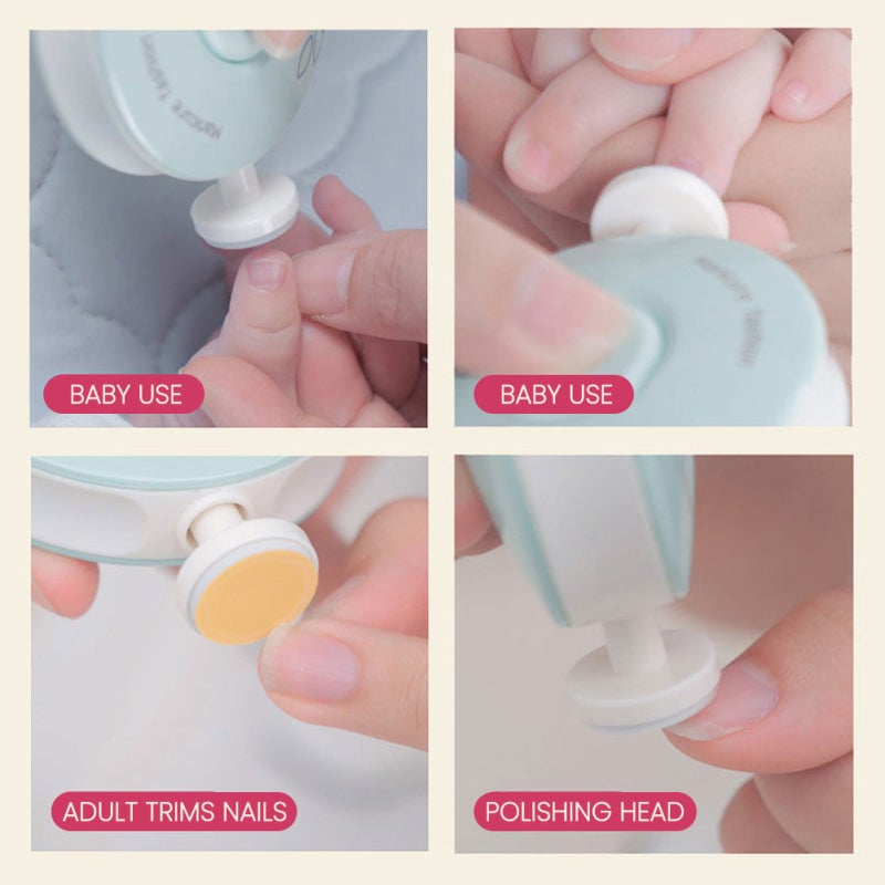 Baby Nail Trimmer Red Small Volume Gentle Tool - Safe Sanitary Quick Trim Nail Care for Babies and Adults - Image 3