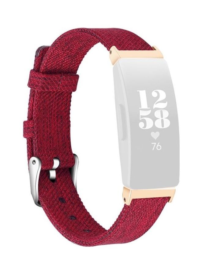 NIBEMINENT Replacement Band For Fitbit Inspire HR Red - Image 1