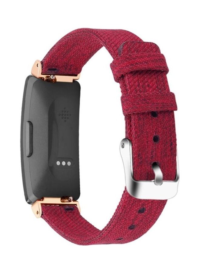 NIBEMINENT Replacement Band For Fitbit Inspire HR Red - Image 2