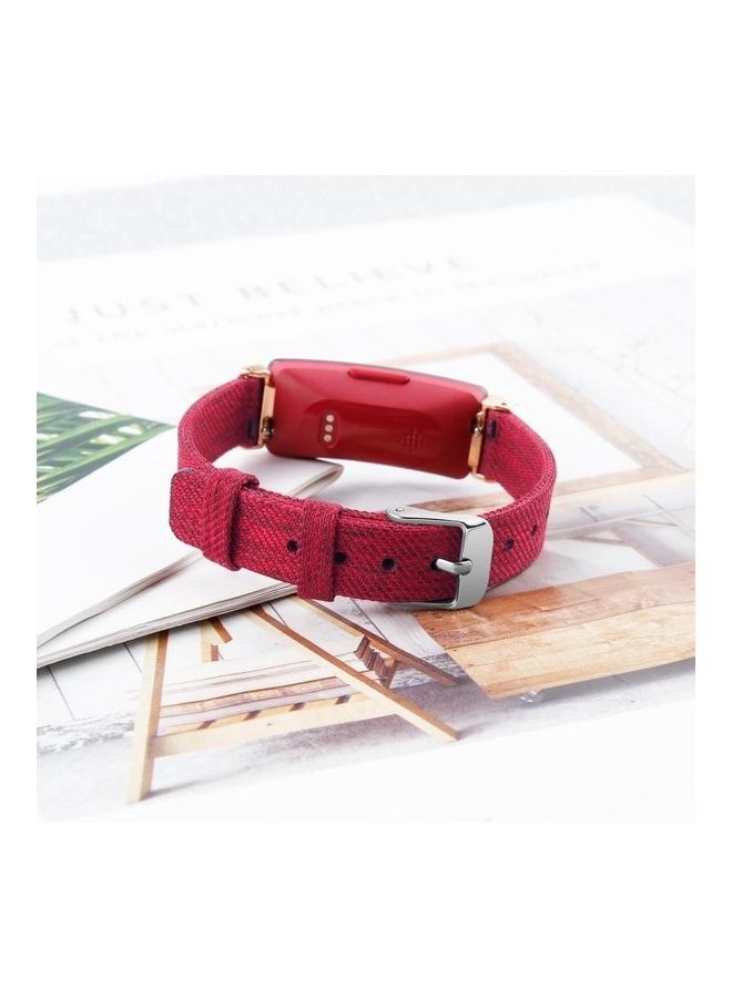 NIBEMINENT Replacement Band For Fitbit Inspire HR Red - Image 4