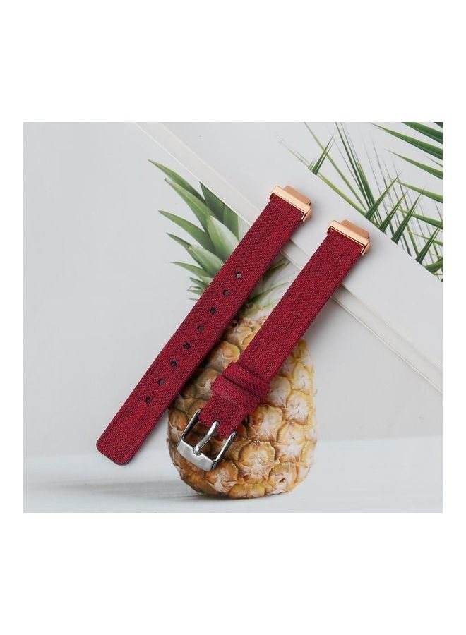 NIBEMINENT Replacement Band For Fitbit Inspire HR Red - Image 5