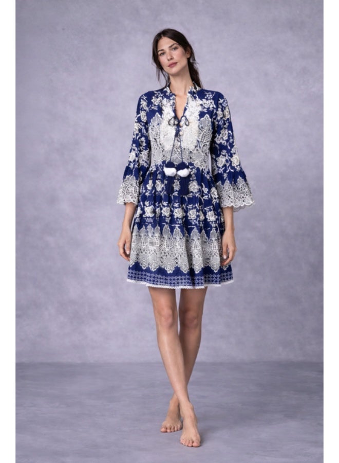 SJON Indigo Cutwork Muse - Image 3