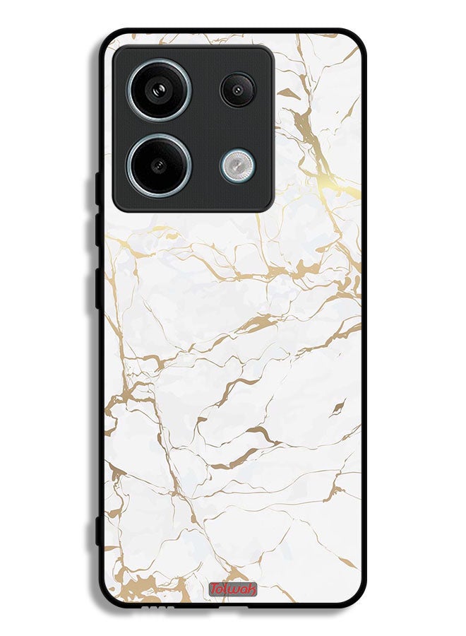 Tolwak Xiaomi Redmi Note 13 Pro Protective Case Cover Marble Pattern - Image 1