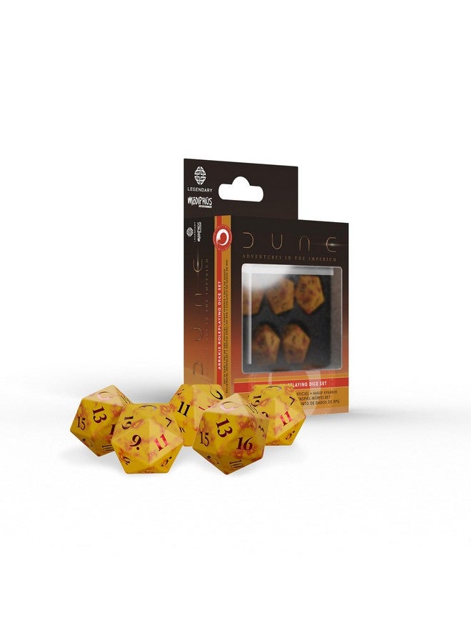 Modiphius Dune RPG Dice Set - Arrakis, Multicolor