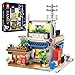 Reobrix Japanese Ramen Shop Building Blocks 66501 2 in 1 Creative Street View House Building Kit with Light Japanese Architecture Home Office Decor Ideal Gifts for Boys Girls Adults 14 - Image 2