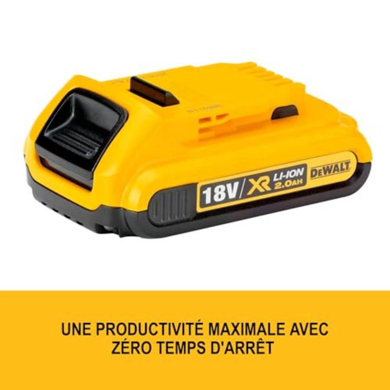 بطارية احتياطية 18V 2.0Ah XR ليثيوم أيون DCB183-XJ - Image 4