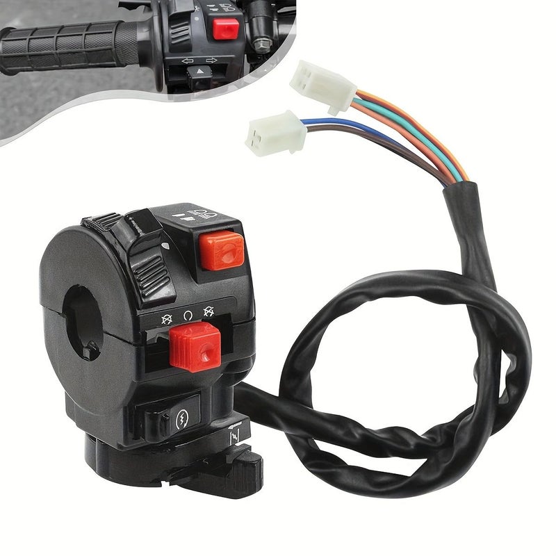 5 Function Choke Kill Light Switch Assembly for 50cc 300cc ATVs Taotao Sunl Roketa - Image 1