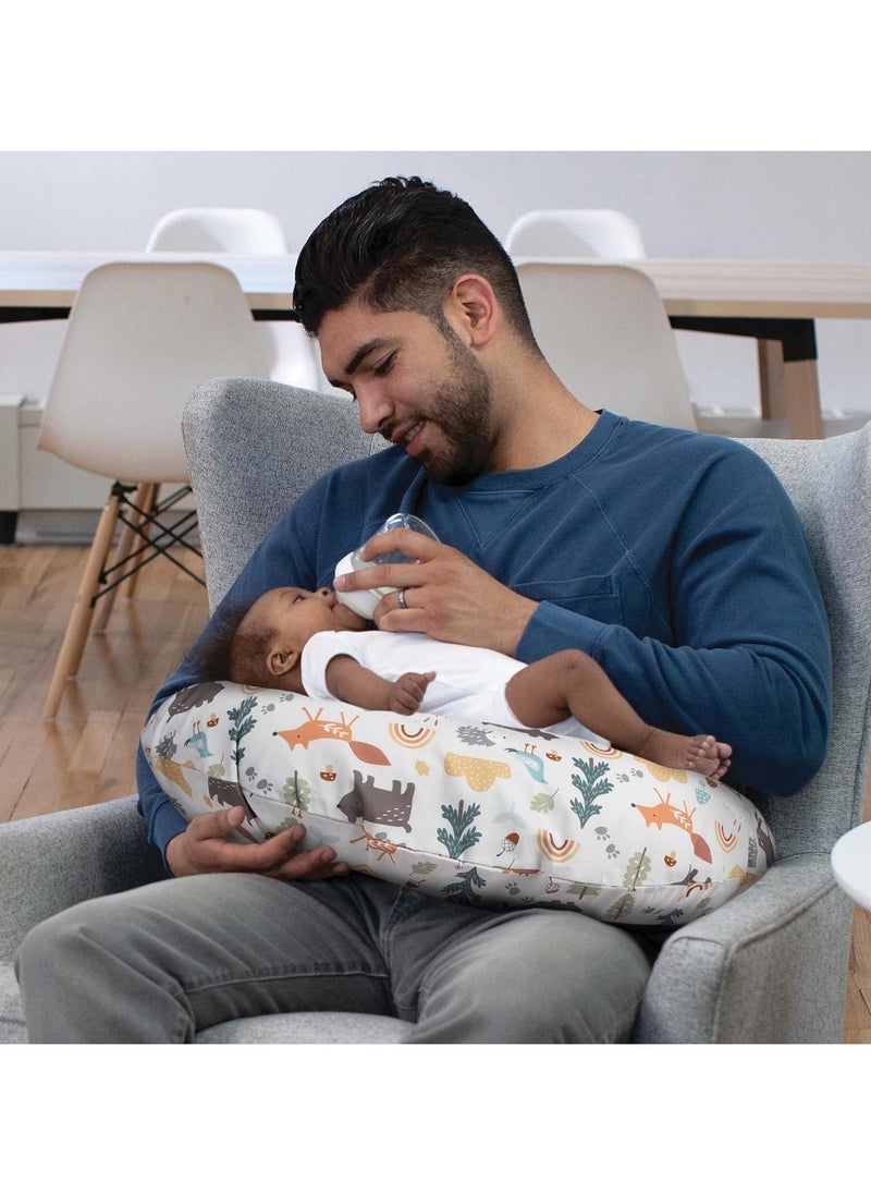 Nursing Pillow,Cotton Blend Fabric with Removable Nursing Pillow Cover, Breastfeeding Pillow