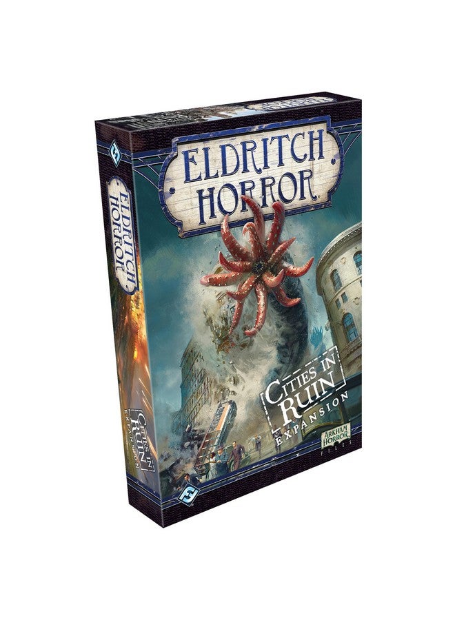 Fantasy Flight Games Eldritch Horror Cities in Ruin Board Game EXPANSION | Mystery Game | Cooperative Board Game for Adults and Family | Ages 14+ | 1-8 Players | Avg. Playtime 3 Hours | Made by Fantasy Flight Games - Image 1