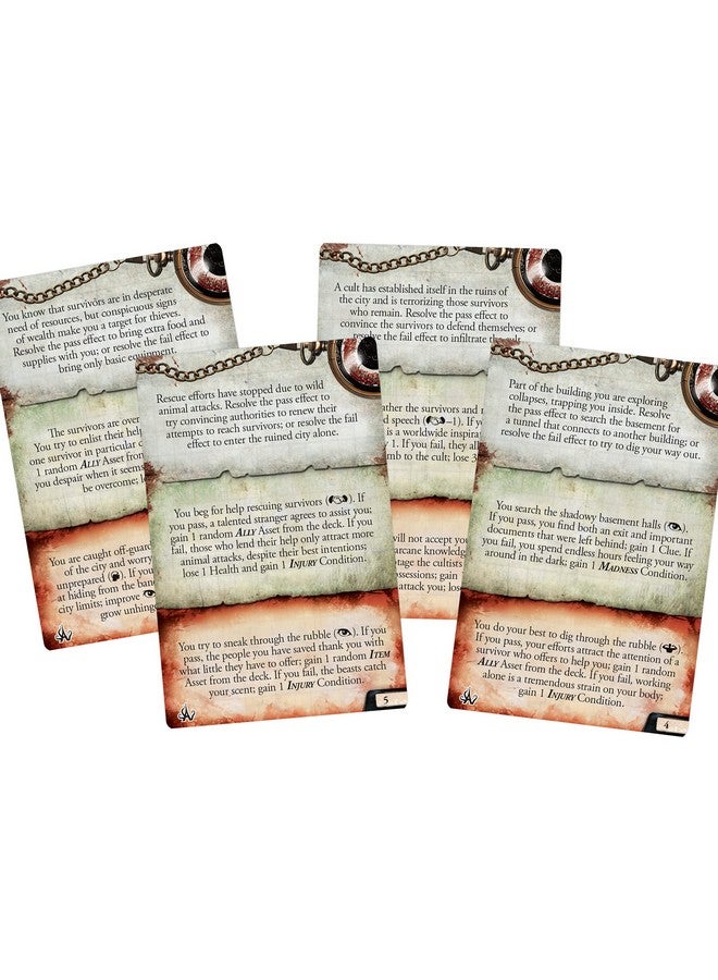 Fantasy Flight Games Eldritch Horror Cities in Ruin Board Game EXPANSION | Mystery Game | Cooperative Board Game for Adults and Family | Ages 14+ | 1-8 Players | Avg. Playtime 3 Hours | Made by Fantasy Flight Games - Image 4