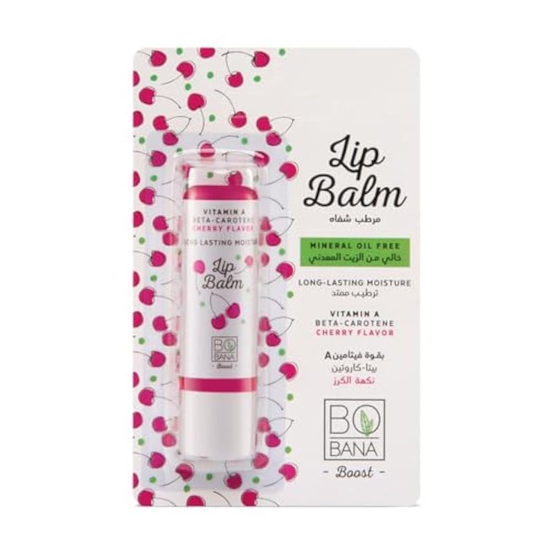 Bobana Lip Balm Cherry Flavor & Vitamin A