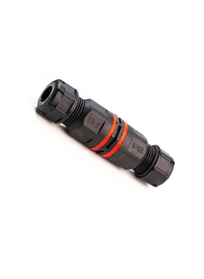 melfi Outdoor Ip68 Waterproof Connector - 250V 16A Cable Wire For Gland Sleeve, Garden, Construction, And Plant Use | Fire Retardant, Suitable For 6-12Mm Wire Diameter (Ip68-3Pin, 1Pcs) - Image 1