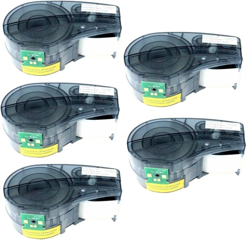 Compatible for Brady M210/M211/M210-LAB | 5~10PK New Version M21-750-595-WT All-Weather Chip Label Cartridge(10PK M21-750-595 New) - Image 4
