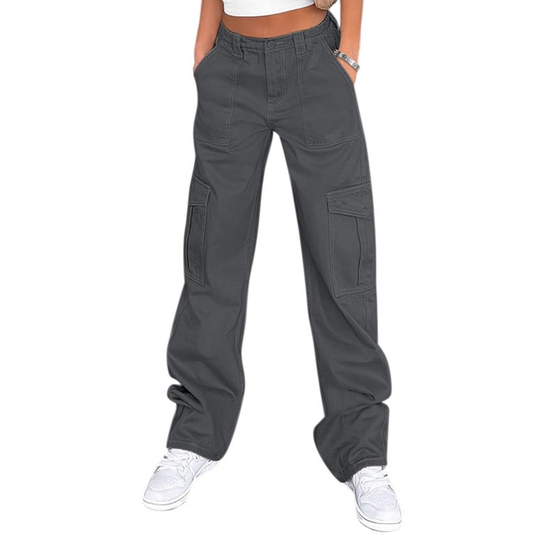Lepunuo Women's Cotton Casual Military Army Cargo Combat Work Pants - Image 5