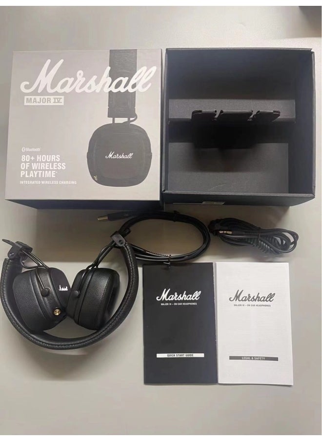 Generic - Suitable For MARSHALL MAJOR IV Fourth Generation Bluetooth 23rd And 4th Generation Head-mounted Bluetooth Headset-Color:MAJOR IV Black - Image 1