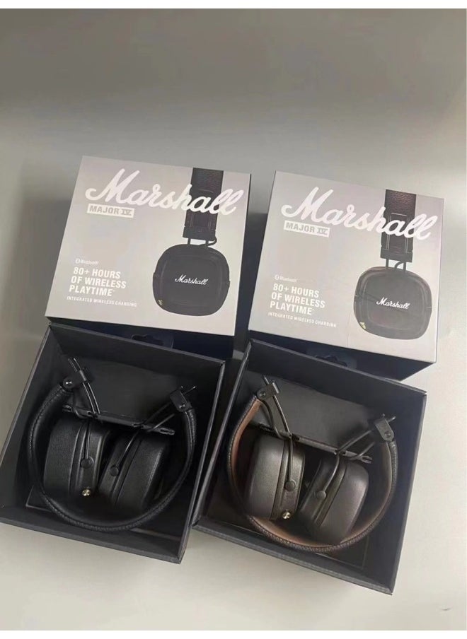 Generic - Suitable For MARSHALL MAJOR IV Fourth Generation Bluetooth 23rd And 4th Generation Head-mounted Bluetooth Headset-Color:MAJOR IV Black - Image 1
