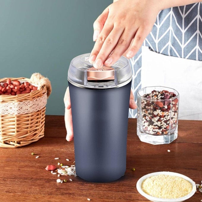 MULTIFUNCTION PORTABLE ELECTRIC SPICE GRAIN CEREALS COFFEE GRINDER MACHINE