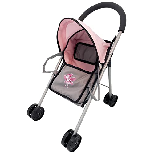 Dimian Bambolina Doll Buggy Set Includes 115 29cm Soft Doll Carrier Cot Kids Pretend Play Ages 3 - Image 5