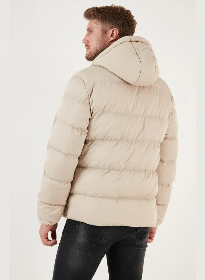 Buratti  Buratti Zippered Pocket Slim Fit Hooded Puffer Jacket Men's COAT 5711050 for Men | Best Price UAE