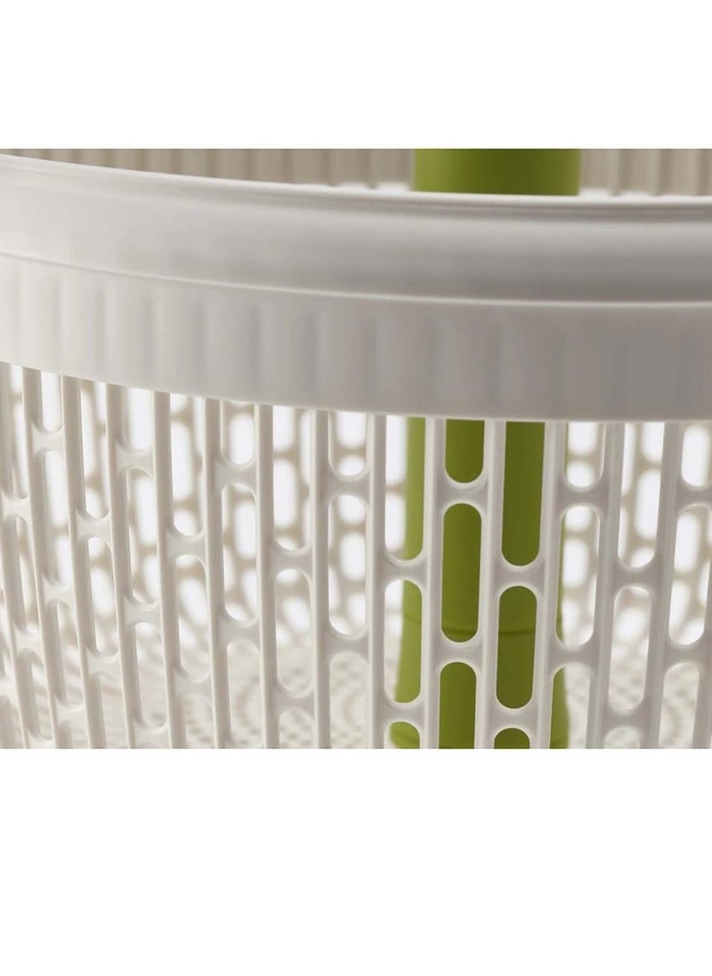 Joseph Joseph Joseph Joseph Spindola In-sink Salad-spinning Colander - White/Green  - Image 4