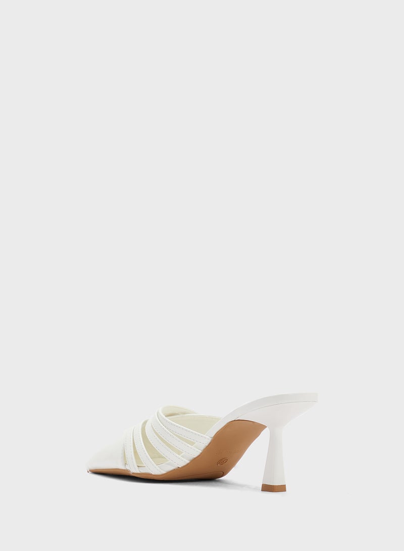 Ginger Slip On Heeled Mule  - Image 3