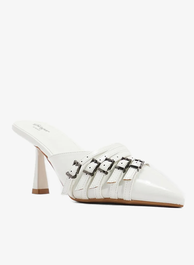 Ginger Slip On Heeled Mule