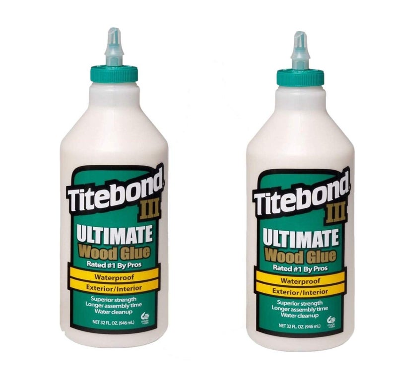 Titebond 1415 III Ultimate Wood Glue 32Ounce Bottle 2 Pack
