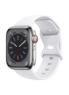 Generic Strap Silicone Band For Apple Watch 41mm / 38mm / 40mm Series 8/7/6/5/4/3/2/1/SE Replacement Strap Wristband Bracelet Compatible with 38 mm / 40 mm / 41 mm  - Image 2