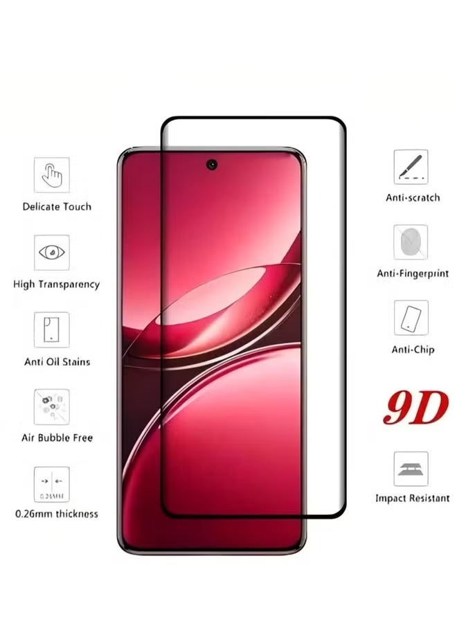 يويو تيك واقي شاشة زجاجي مقوى لهاتف Vivo V50 5G، حواف منحنية ثلاثية الأبعاد، صلابة 9H، وضوح عالي، مقاوم للخدوش، خالٍ من الفقاعات، مقاوم لبصمات الأصابع، سهل التركيب - Image 4