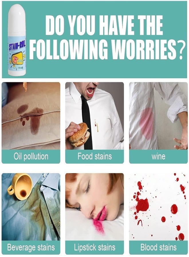 SWAMINE Stain Remover for Clothes | Multi-Purpose Roll Bead Fabric Clothes Stain Remover Pan | Instant for Cotton, Linen, Polyester, Blended Fabric, Denim, Down Jacket etc. - Image 5