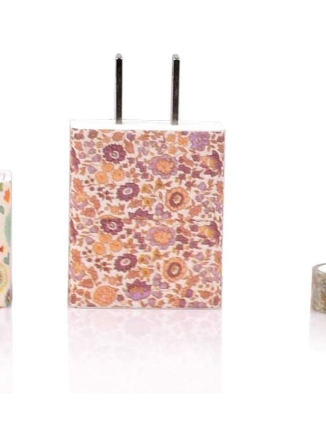 SYOSI 12 Rolls Floral Washi Masking Tapes Set, Japanese Decorative Flowers Washi Masking Tape for DIY Crafts Arts Scrapbooking Bullet Journal Planners Gift - Image 5