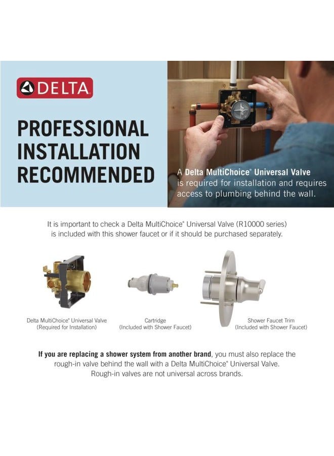 Delta Faucet T14259-SS-PP Modern Shower Only, Stainless - Image 4