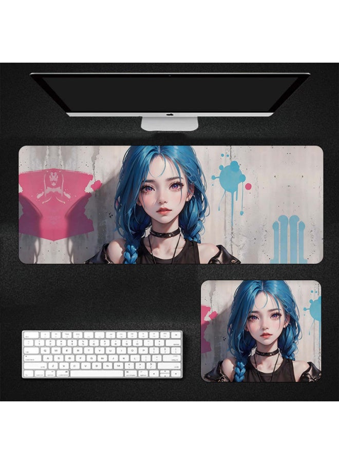 Advertising Mouse Pad Custom Game Office Shortcut Mouse Pad Rubber Desktop Pad To Figure-Color:18/22*0.3-Pattern:Style Four