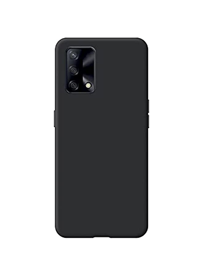 IAF Case for Oppo A74 4G / Oppo F19 4G / Oppo F19s Case Cover Black Slim Fit for Soft TPU Back Cover Flexible Silicone Cover Matte Black
