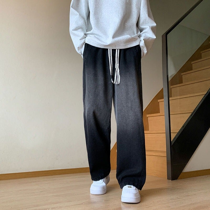 Unisex Casual Daily Denim Jeans - Image 3