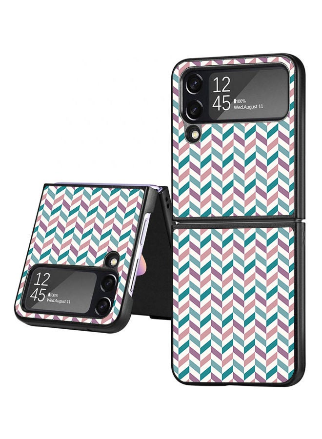 Okteq Hard Back Cover Case Small Mix Patterns for Samsung Galaxy Z Flip 4  - Image 1