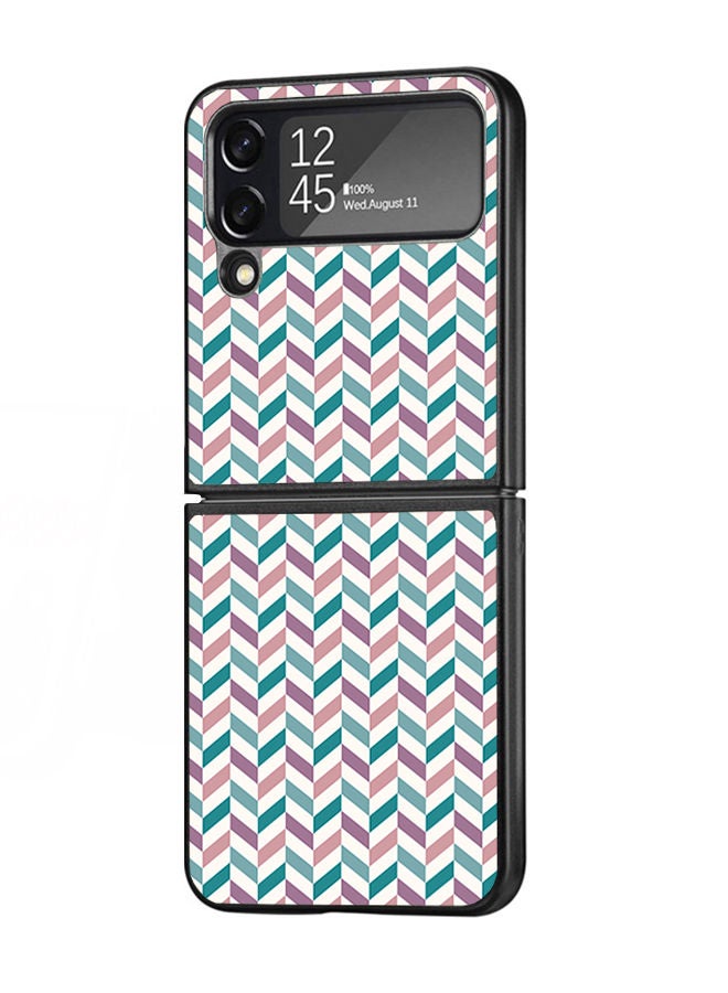 Okteq Hard Back Cover Case Small Mix Patterns for Samsung Galaxy Z Flip 4  - Image 2