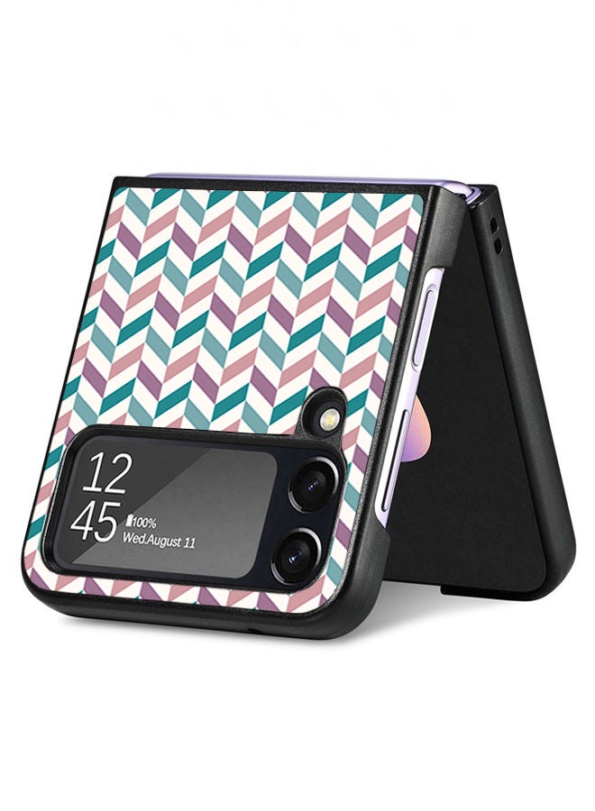 Okteq Hard Back Cover Case Small Mix Patterns for Samsung Galaxy Z Flip 4  - Image 4