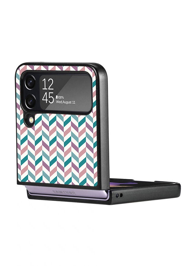 Okteq Hard Back Cover Case Small Mix Patterns for Samsung Galaxy Z Flip 4  - Image 3