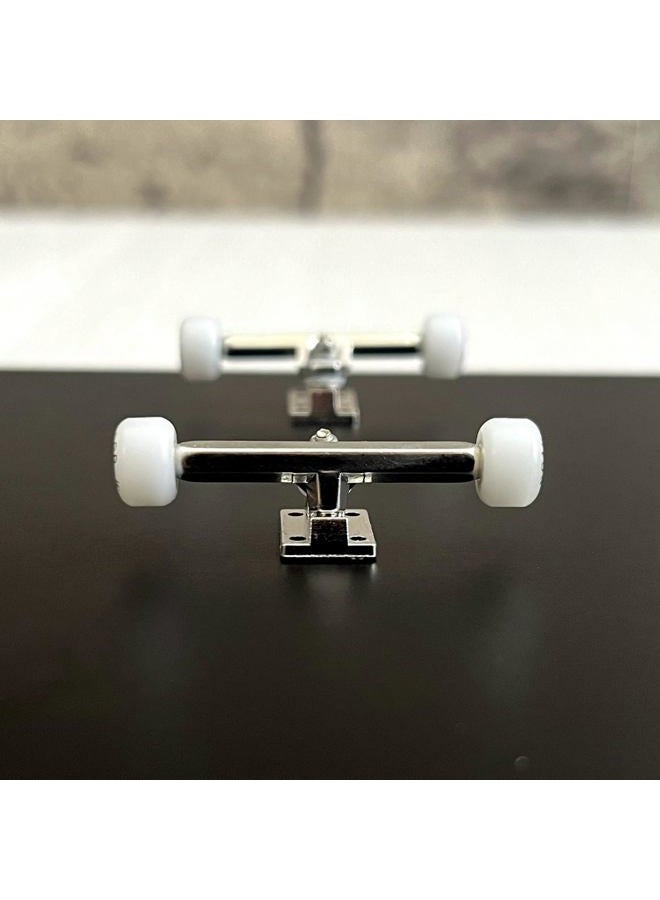 NOAHWOOD Pro Fingerboard 36mm Six Truck (36mm Silvery) - Image 5