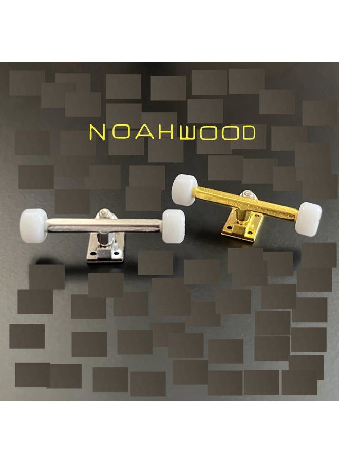 NOAHWOOD Pro Fingerboard 36mm Six Truck (36mm Silvery) - Image 4