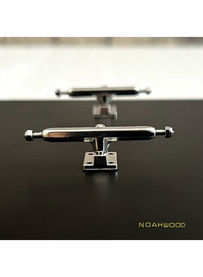 NOAHWOOD Pro Fingerboard 36mm Six Truck (36mm Silvery) - Image 3