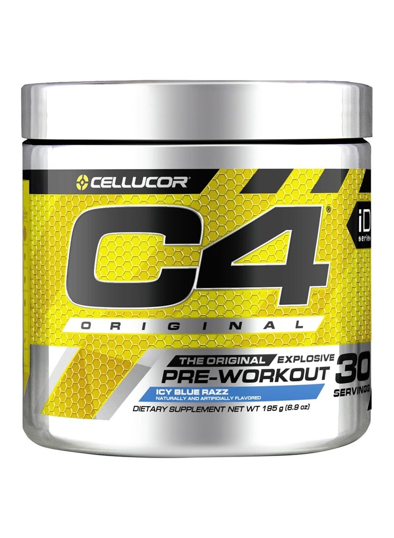Cellucor C4 Pre-Workout, Icy Blue Razz Flavor - Image 1