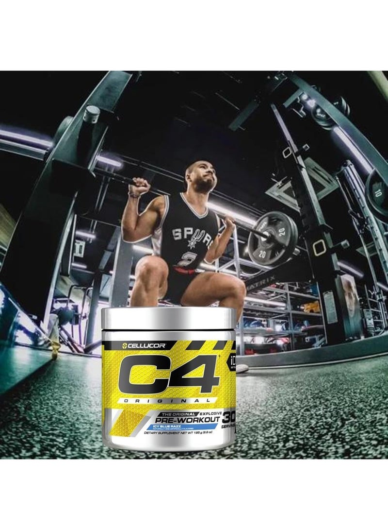 Cellucor C4 Pre-Workout, Icy Blue Razz Flavor - Image 3