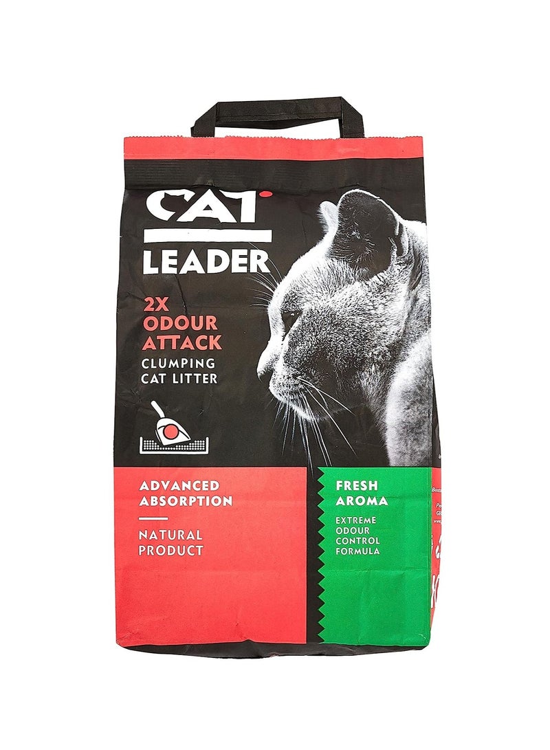 Cat Leader جيوهلاس قطة ليدر رمل قطط متكتل 2X هجوم الروائح عطر منعش 5 كجم - Image 1