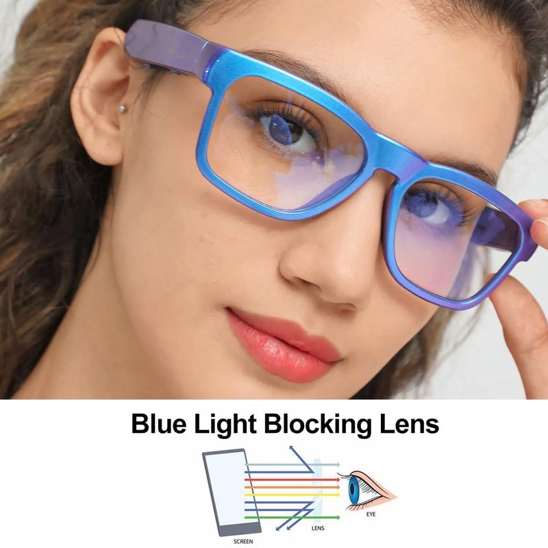 OhO sunshine OhO Bluetooth Glasses,Voice Control and Open Ear Style Smart Glasses to Listen Music and Calls,UV400 Protection Lens - Image 2