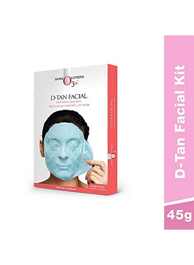 O3+ D Facial Kit For Tan Removal & Brightness For Tanned & Dull Skin 45G - Image 3